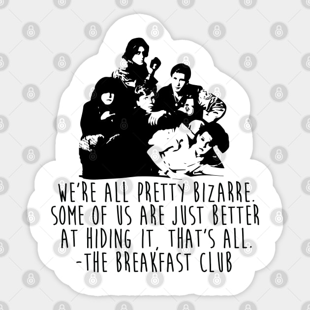 The Breakfast Club Sticker by mariansar